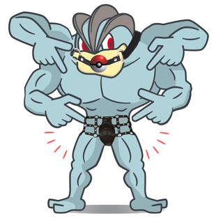 Okay, maybe Cartoonivore’s entry is the dirtiest. I would have used Machoke though.